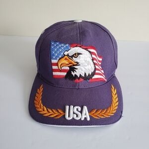 Vintage 90's USA American Eagle Hat